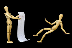 Wann droht ein Forderungsausfall? Eintritt und übliche Höhe richten sich nach den Umständen des Einzelfalls.