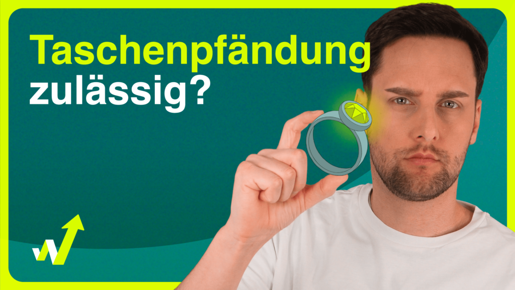 Im Video erfahren Sie alles Wichtige zur Taschenpfändung.